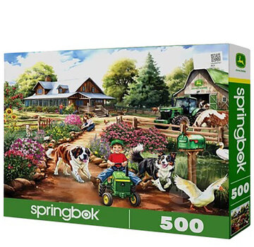 Springbok Springbok John Deere Life on the Farm Puzzle 500pcs