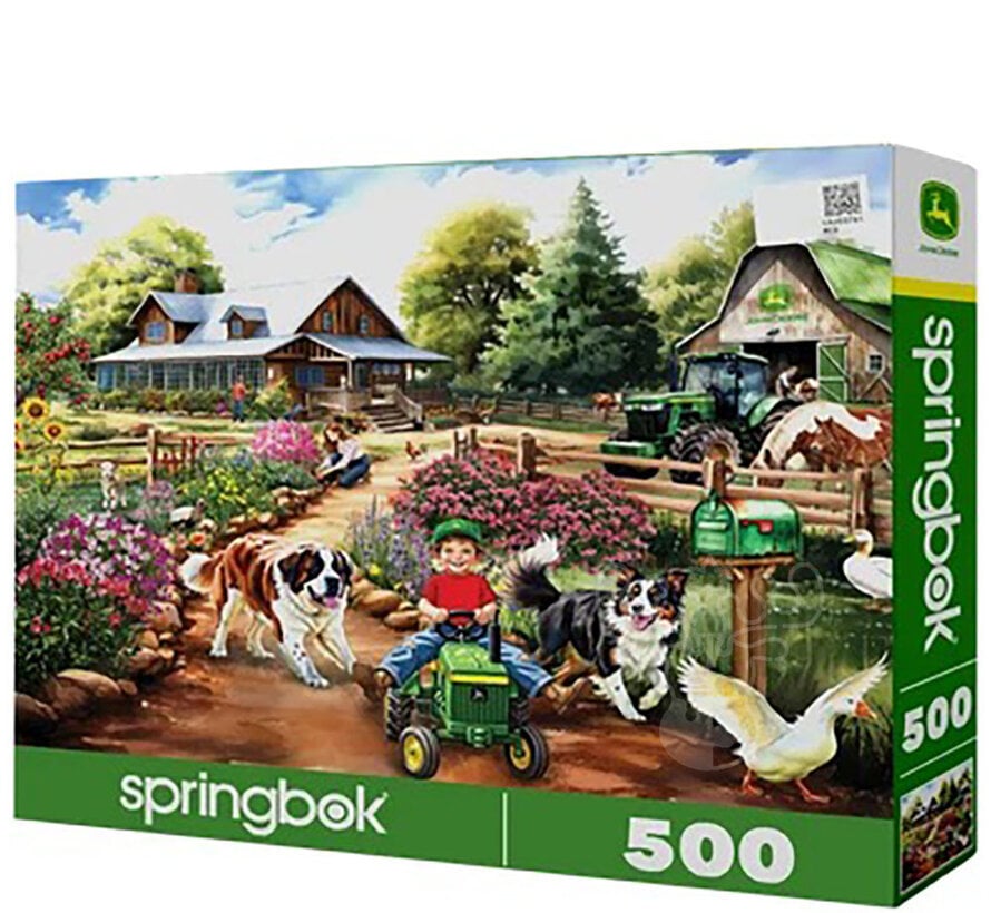 Springbok John Deere Life on the Farm Puzzle 500pcs