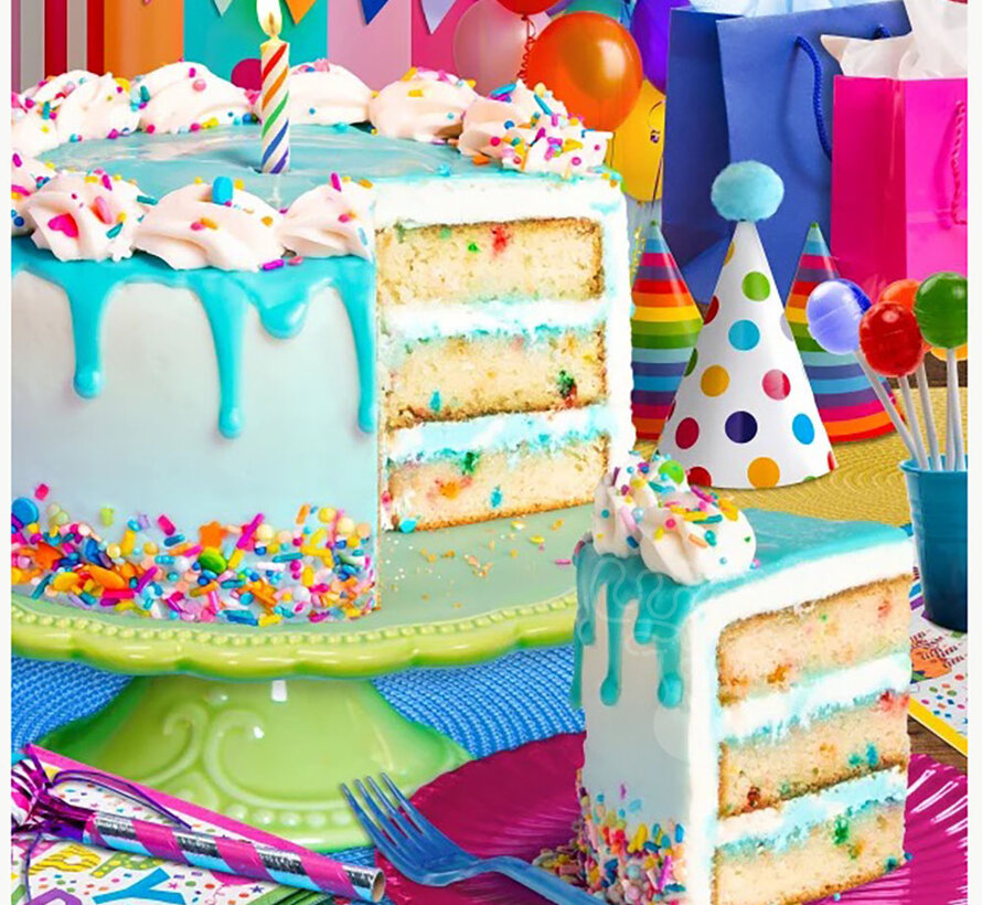 Springbok Birthday Cake Puzzle 500pcs