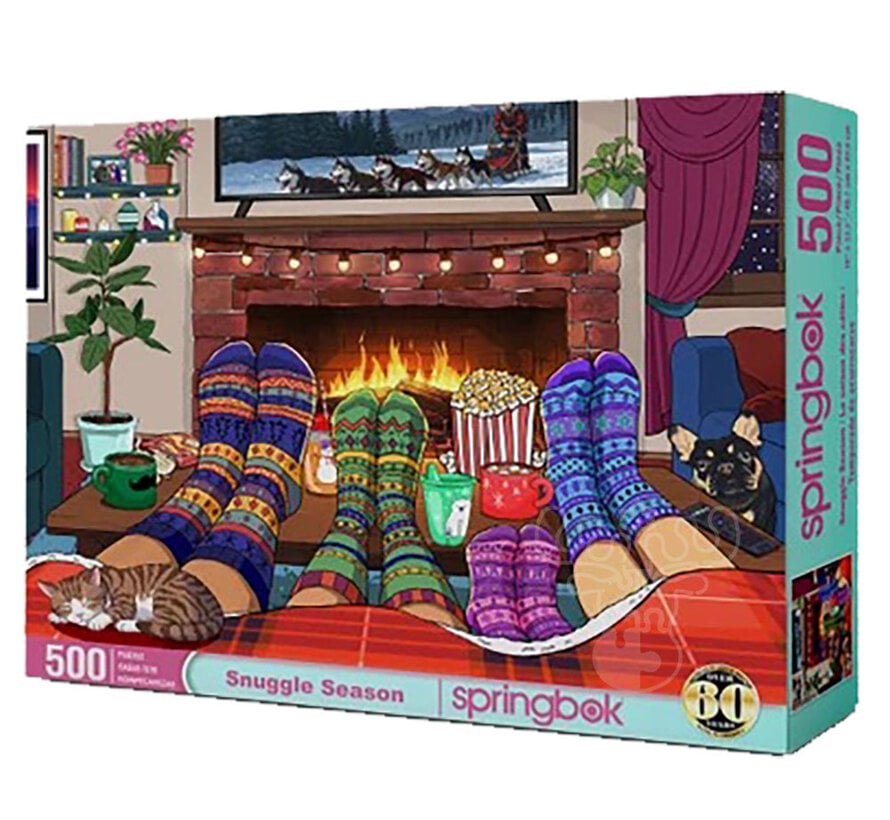 Springbok Snuggle Season Puzzle 500pcs