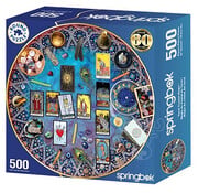 Springbok Springbok Tarot Crystal Magic Round Puzzle 500pcs