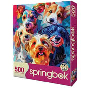 Springbok Springbok Puppy Rainbow Puzzle 500pcs