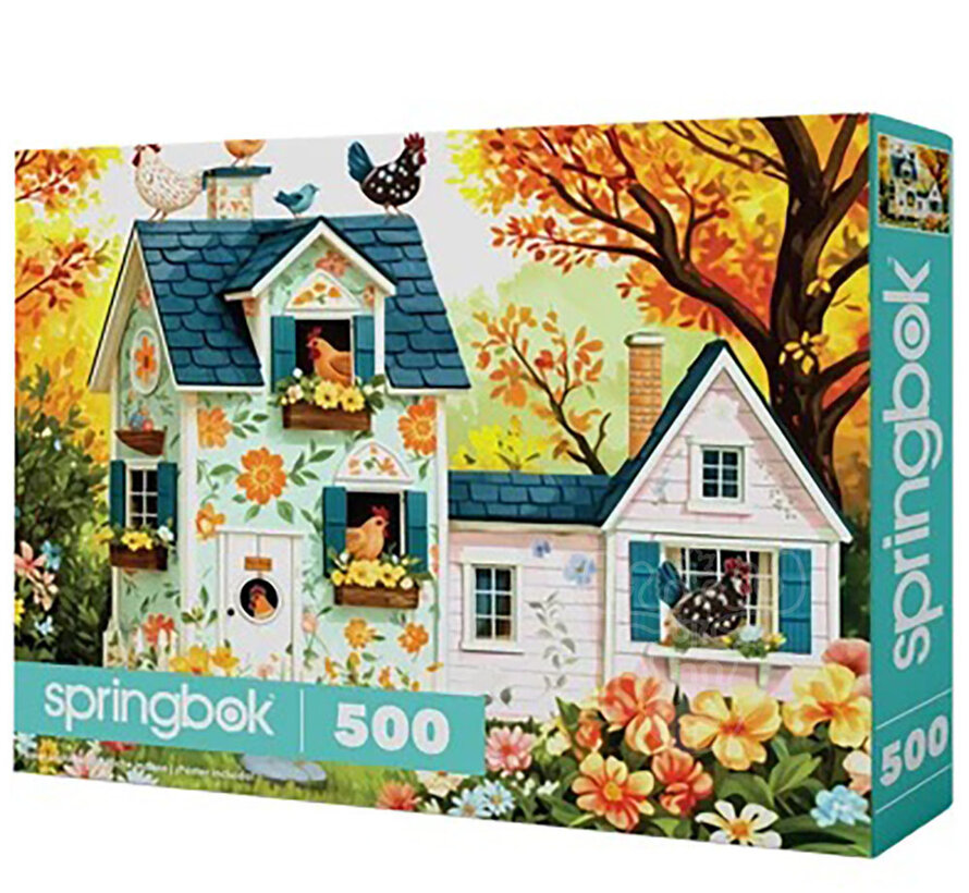 Springbok Hen House Hideaway Puzzle 500pcs