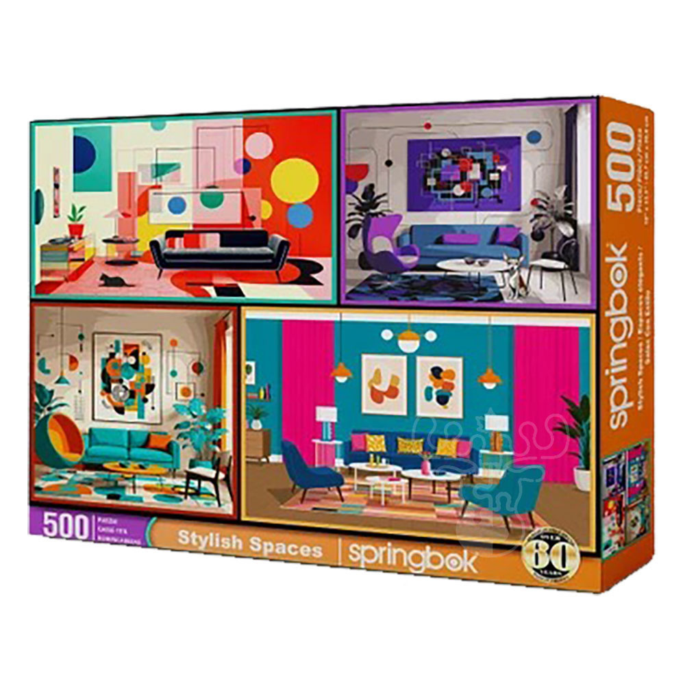 Springbok Spaces Springbok Stylish Spaces Puzzle 500pcs - Puzzles Canada