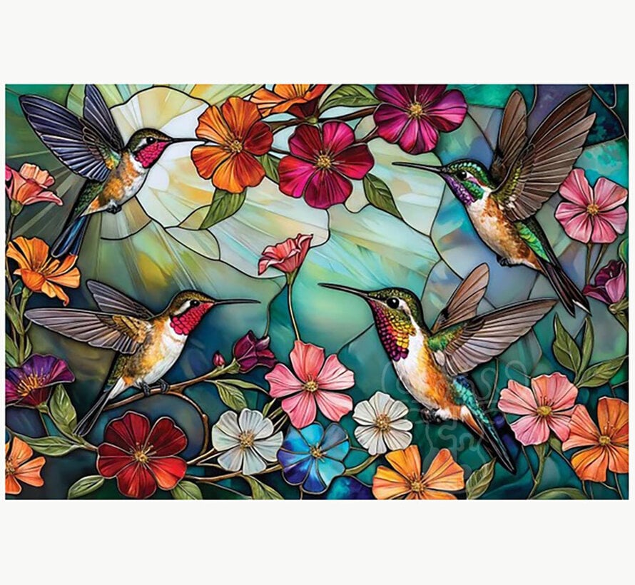 Springbok Hummingbird Hover Puzzle 500pcs