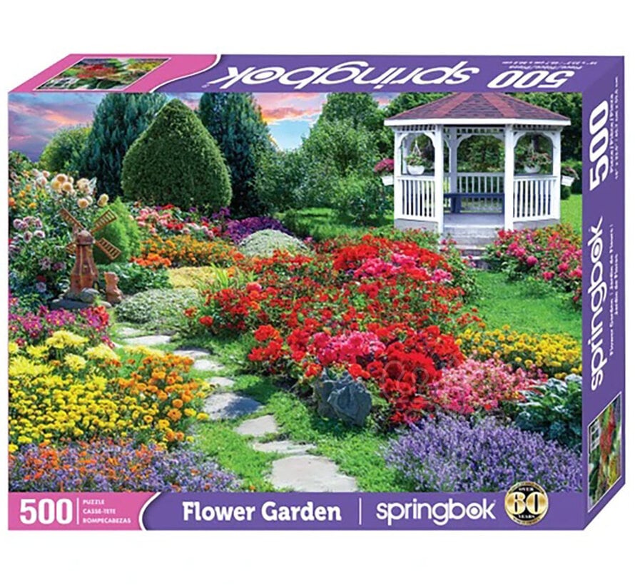 Springbok Flower Garden Puzzle 500pcs