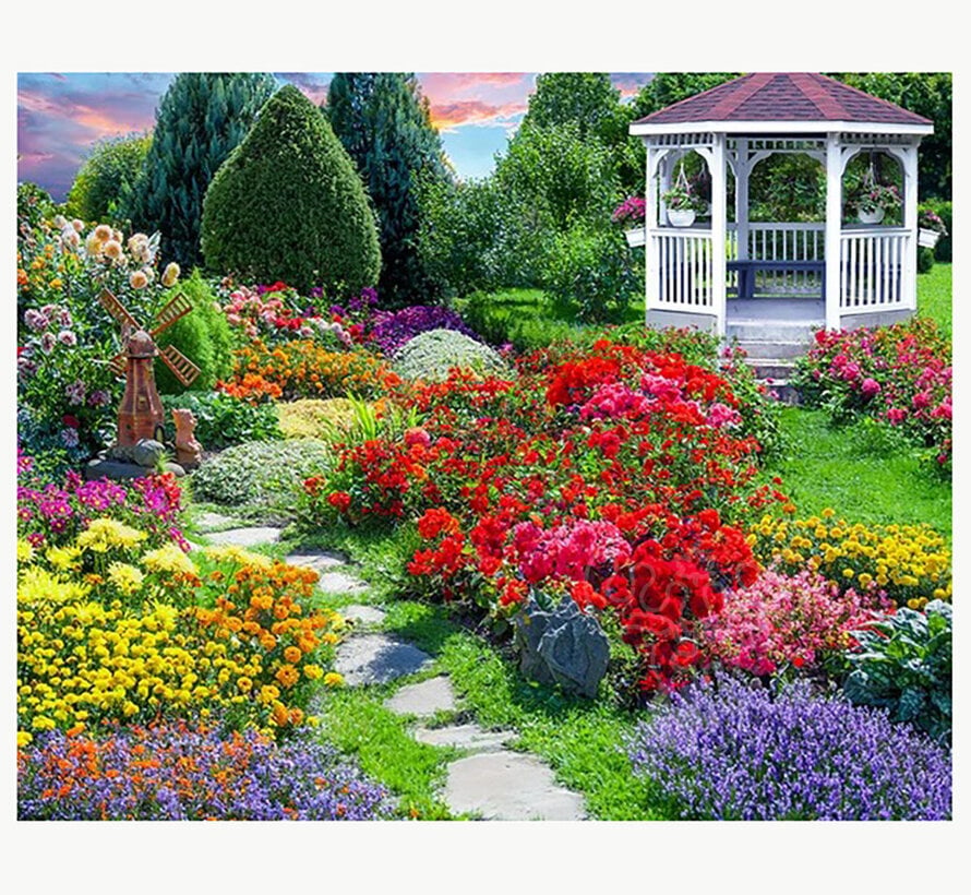 Springbok Flower Garden Puzzle 500pcs