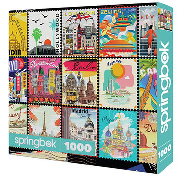 Springbok Springbok Stamps of the World Puzzle 1000pcs