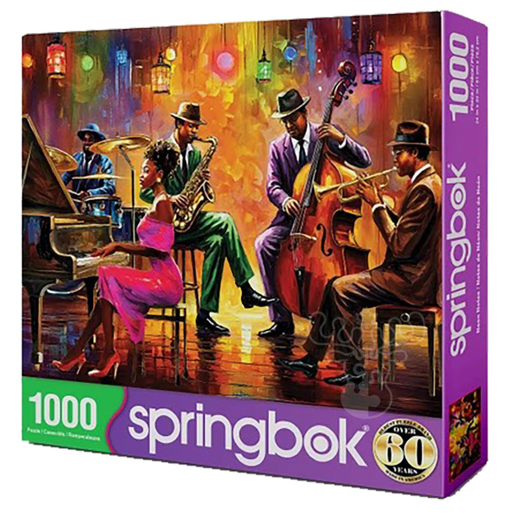A Note Puzzle Springbok Neon Notes Puzzle 1000pcs - Puzzles Canada