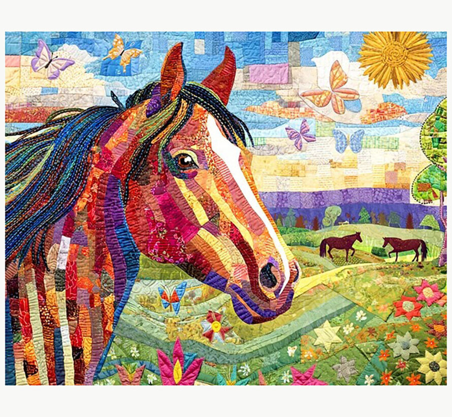 Springbok Patchwork Pony Puzzle 1000pcs