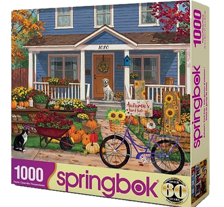 Springbok Autumn's Yard Sale Puzzle 1000pcs