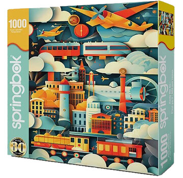 Springbok Springbok Away We Go Puzzle 1000pcs