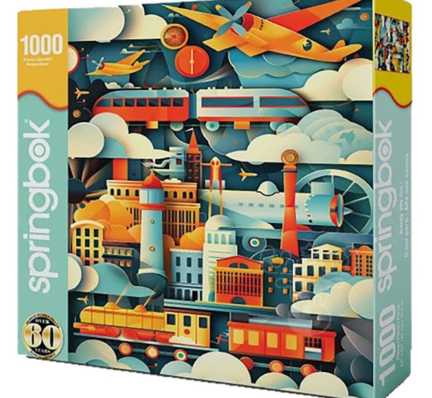 Springbok Away We Go Puzzle 1000pcs