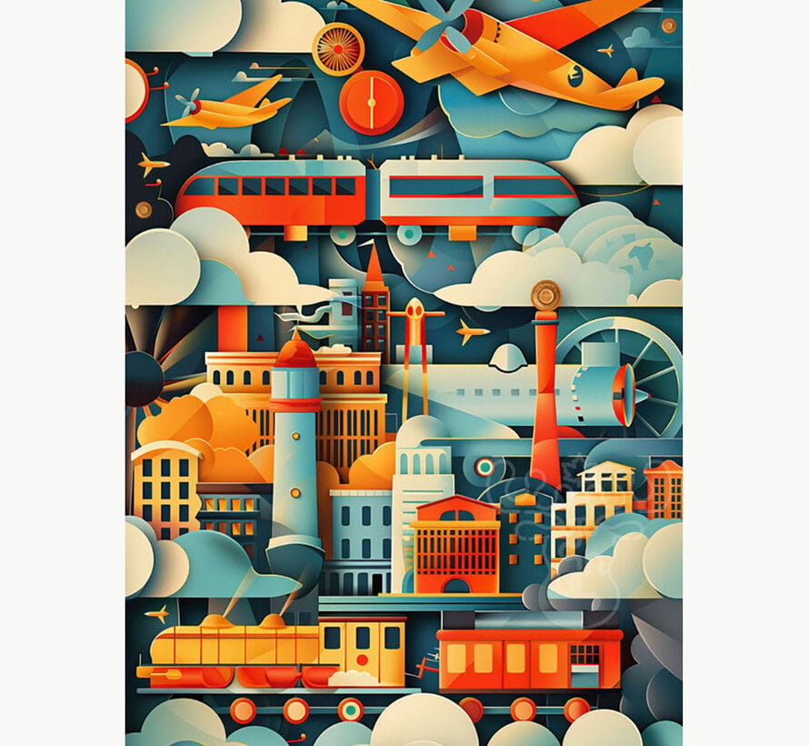 Springbok Away We Go Puzzle 1000pcs