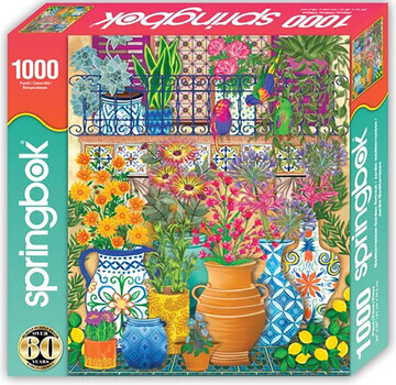 Springbok Springbok Mediterranean Garden Retreat Puzzle 1000pcs