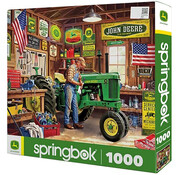 Springbok Springbok John Deere Grandpa's Garage Puzzle 1000pcs
