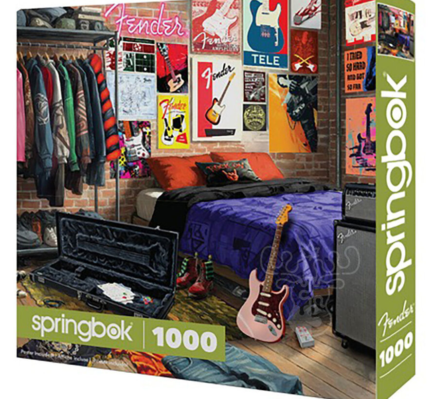 Springbok Fender Fanatic Den Puzzle 1000pcs