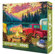 Springbok Springbok Camping at the Lake Puzzle 1000pcs