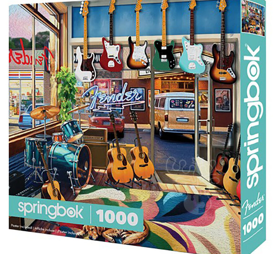 Springbok Fender Guitar Shop Puzzle 1000pcs