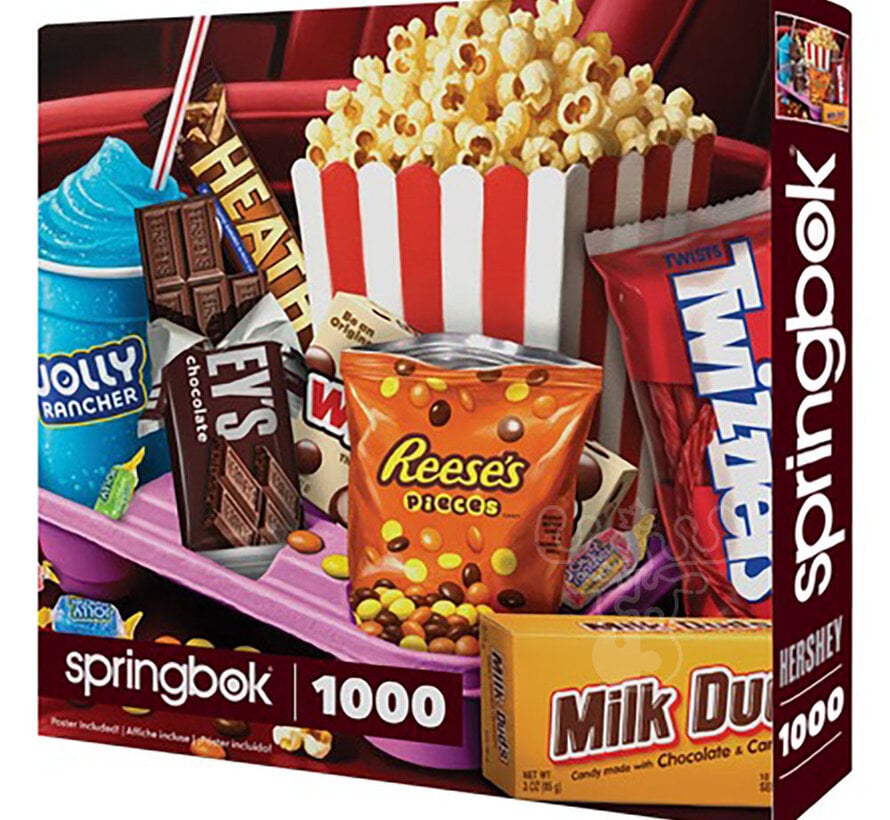 Springbok Hershey's Movie Night Treats Puzzle 1000pcs