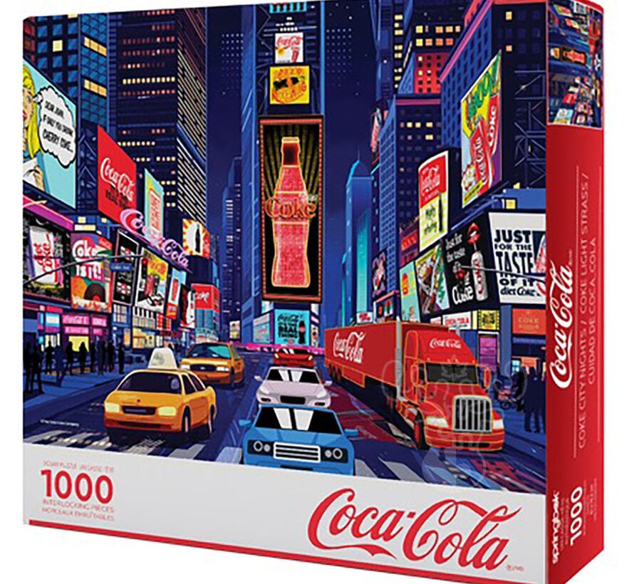 Springbok Coca-Cola City Nights Puzzle 1000pcs