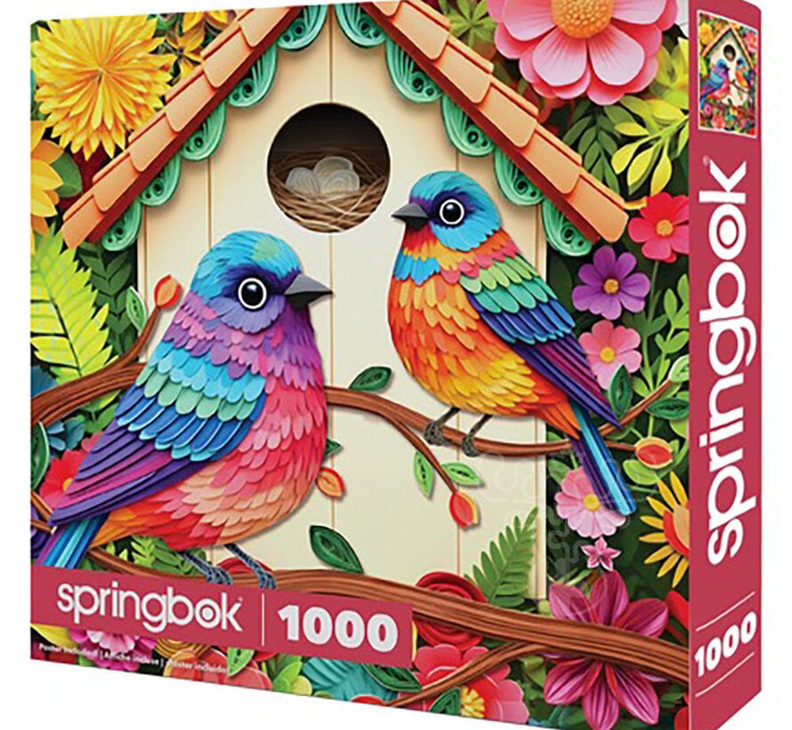 Springbok Blooming Birds Puzzle 1000pcs