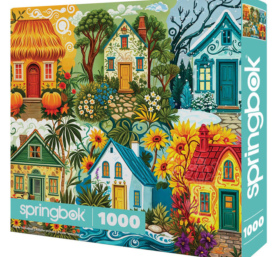 Springbok Seasons Of Home Puzzle 1000pcs