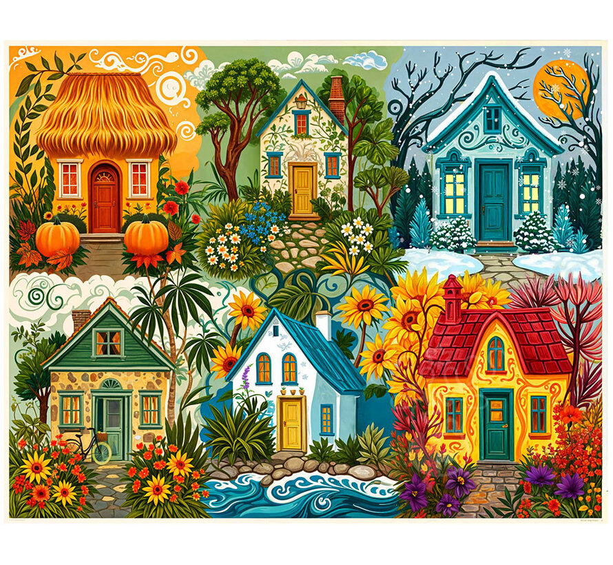 Springbok Seasons Of Home Puzzle 1000pcs