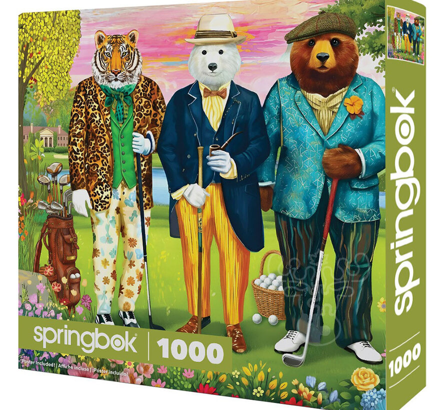 Springbok Tee Time Gentlemen Puzzle 1000pcs