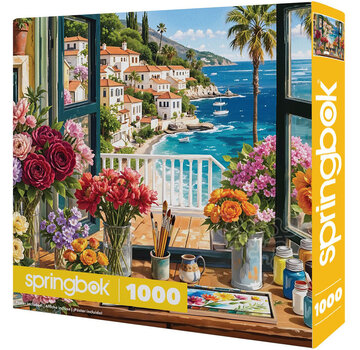Springbok Springbok Mediterranean In Bloom Puzzle 1000pcs