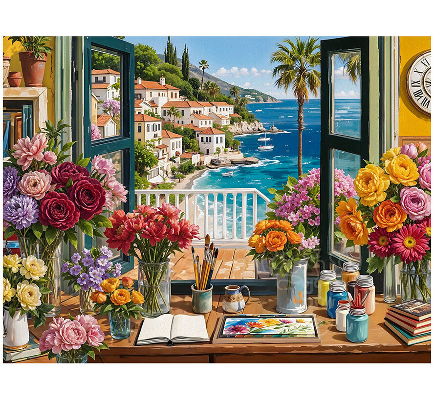 Springbok Mediterranean In Bloom Puzzle 1000pcs
