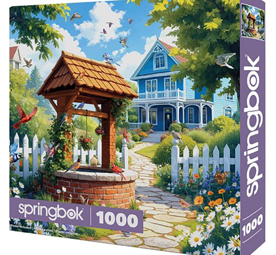 Springbok Wishing Well Garden Puzzle 1000pcs