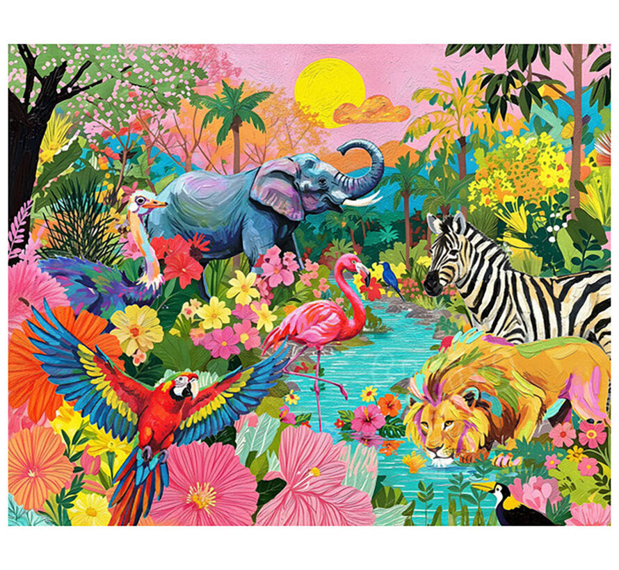 Springbok Tropical Jungle Puzzle 1000pcs