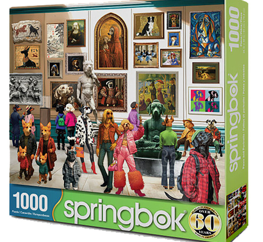 Springbok Paws and Portraits Puzzle 1000pcs