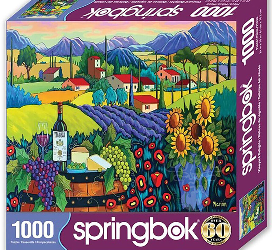 Springbok Vineyard Delight Puzzle 1000pcs