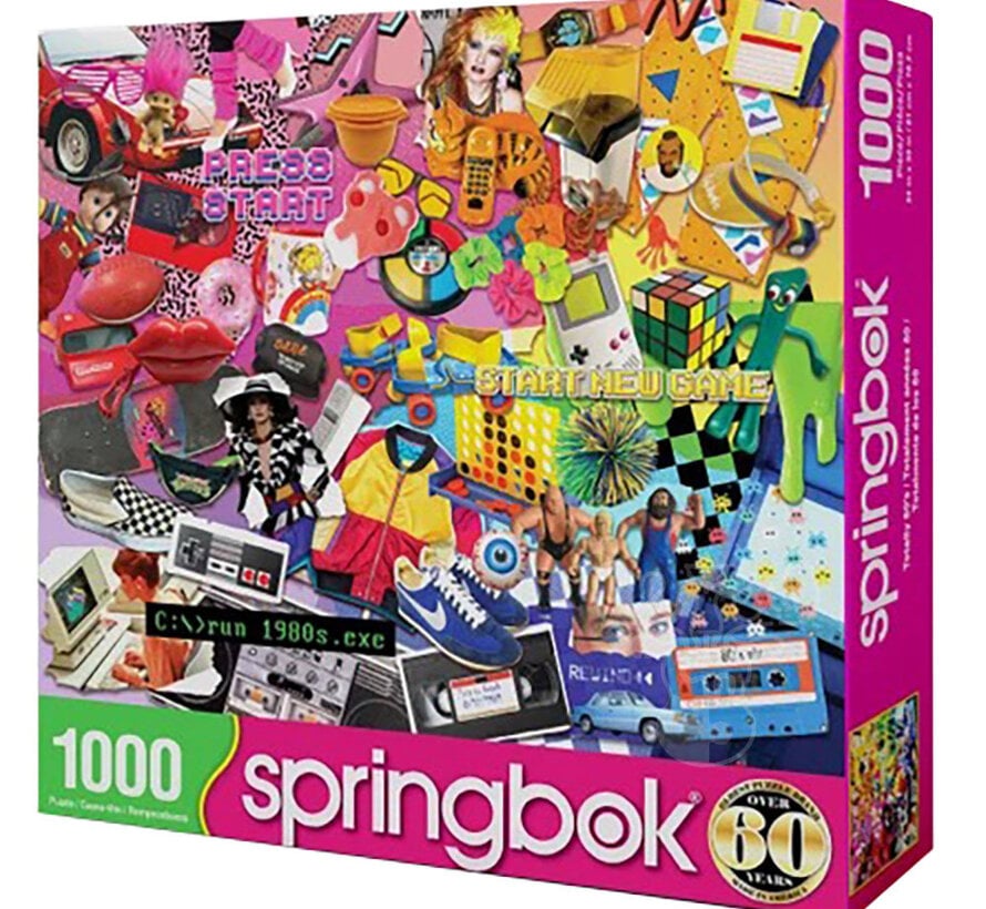 Springbok Totally 80's Puzzle 1000pcs