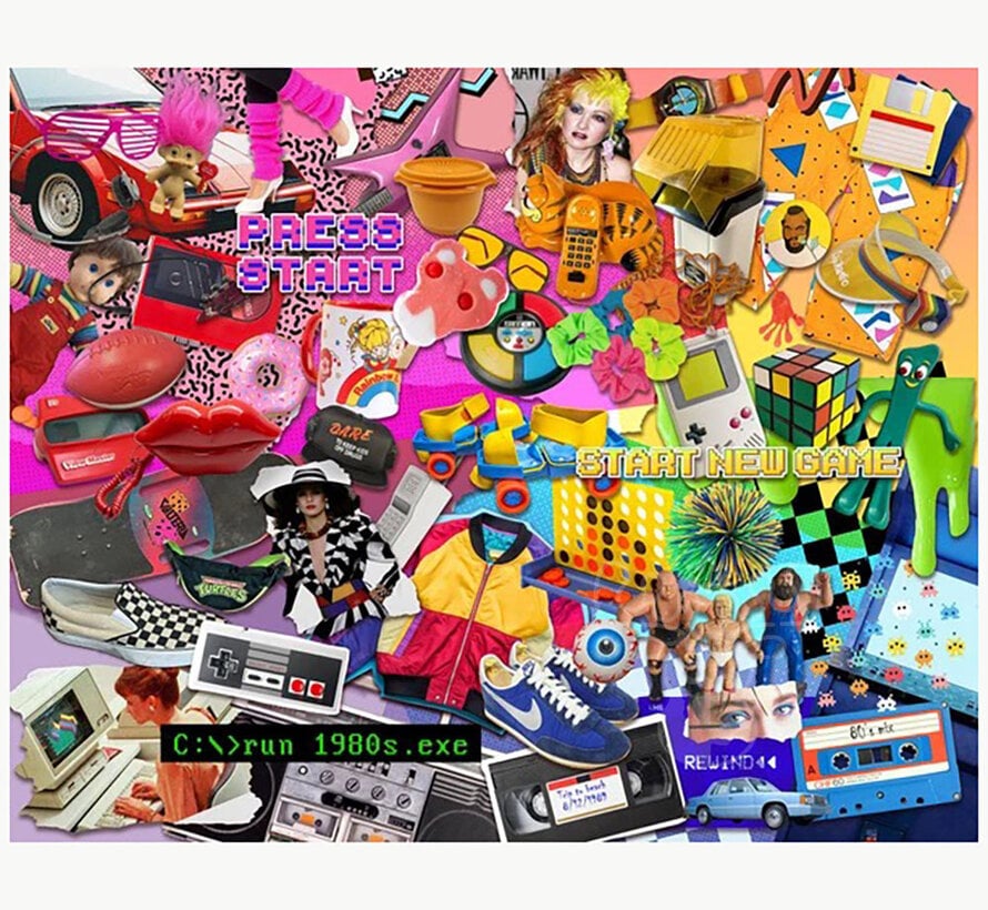 Springbok Totally 80's Puzzle 1000pcs