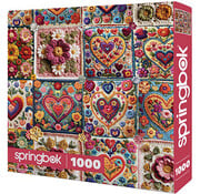 Springbok Springbok Crochet Hearts Puzzle 1000pcs