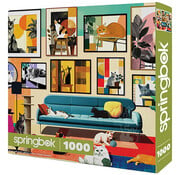 Springbok Springbok Mid-Century Cats Puzzle 1000pcs