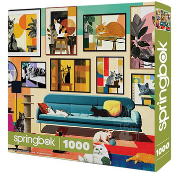 Springbok Springbok Mid-Century Cats Puzzle 1000pcs