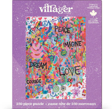 Villager Puzzles Villager Pink Graffiti Puzzle 250pcs