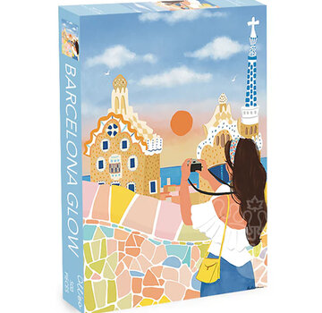 Olleo Puzzles Olleo Barcelona Glow Puzzle 500pcs