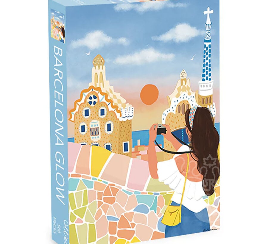 Olleo Barcelona Glow Puzzle 500pcs
