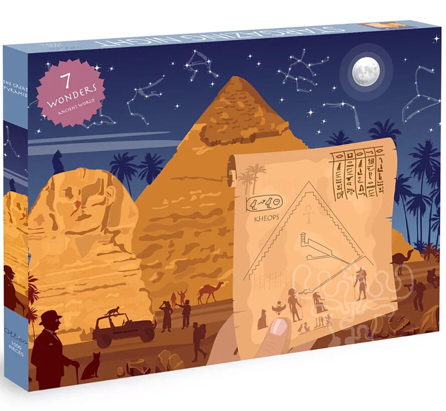 Olleo The Great Pyramid: Stargazing Night Puzzle 1000pcs