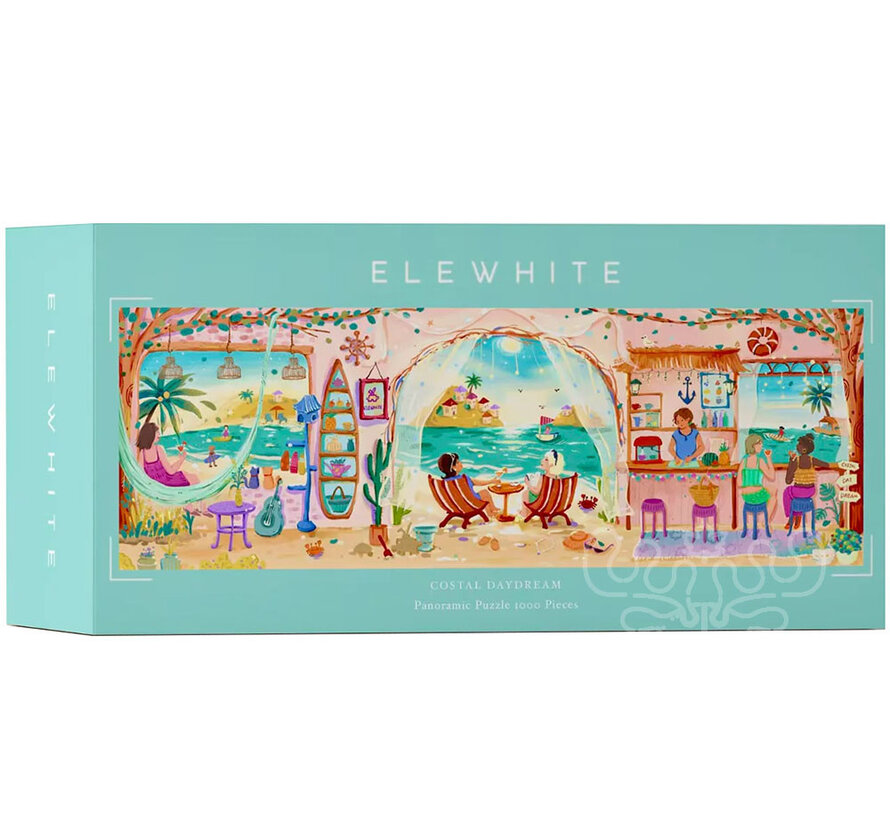 Elewhite Coastal Daydream Panorama Puzzle 1000pcs