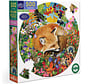 eeBoo Forest Dream Round Puzzle 500pcs