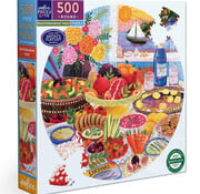 EeBoo eeBoo Mediterranean Table Round Puzzle 500pcs
