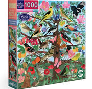 EeBoo eeBoo French Medieval Songbirds Puzzle 1000pcs