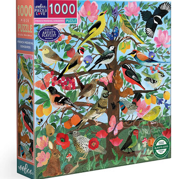 EeBoo eeBoo French Medieval Songbirds Puzzle 1000pcs
