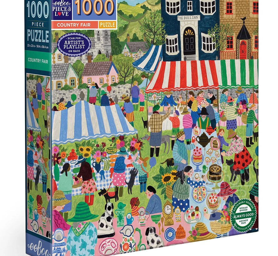 eeBoo Country Fair Puzzle 1000pcs